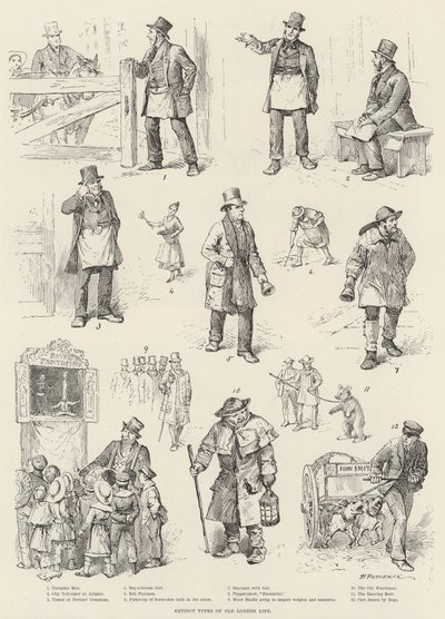 Extinct Types of Old London Life by Horace Petherick